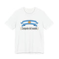 Campeón del Mundo Tee — Argentina Flag Soccer Champion T-Shirt