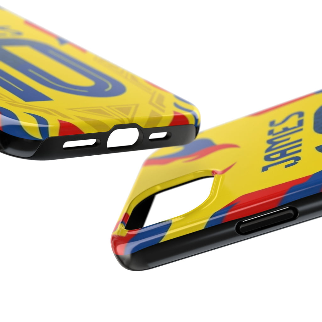 Soccer Phone Case — Yellow James #10 Jersey Design