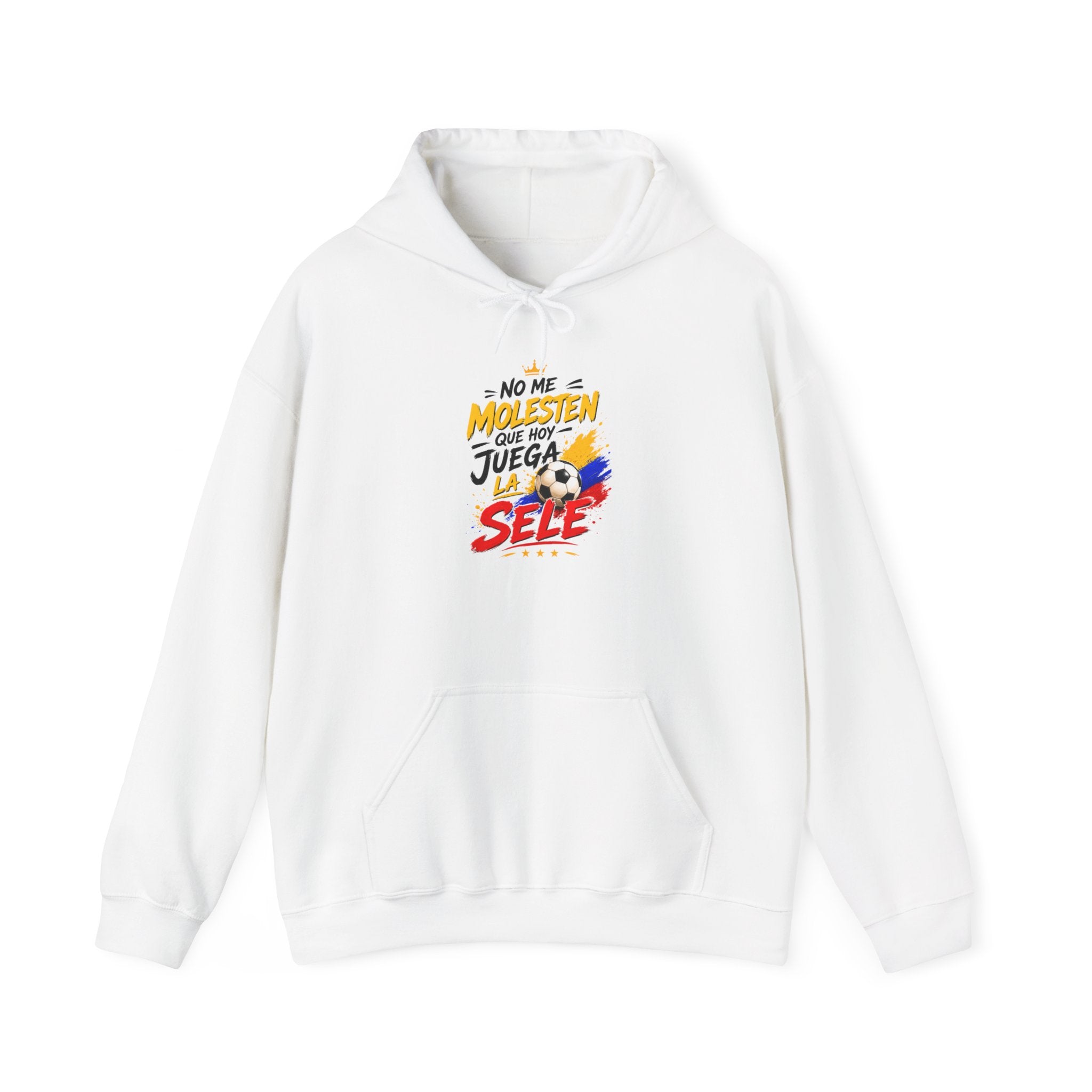 Hoodie - "No Me Molesten, Que Juega la Sele" Colombia Flag Soccer Fan Pullover