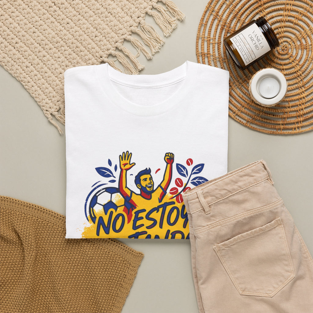 T-Shirt — "I'm Not Yelling, I'm Cheering" Colombian Pride Fan Tee