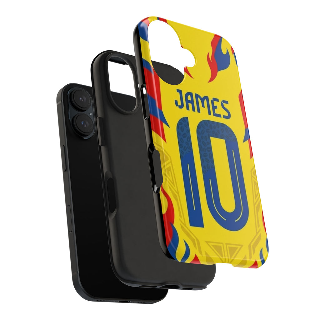 Soccer Phone Case — Yellow James #10 Jersey Design