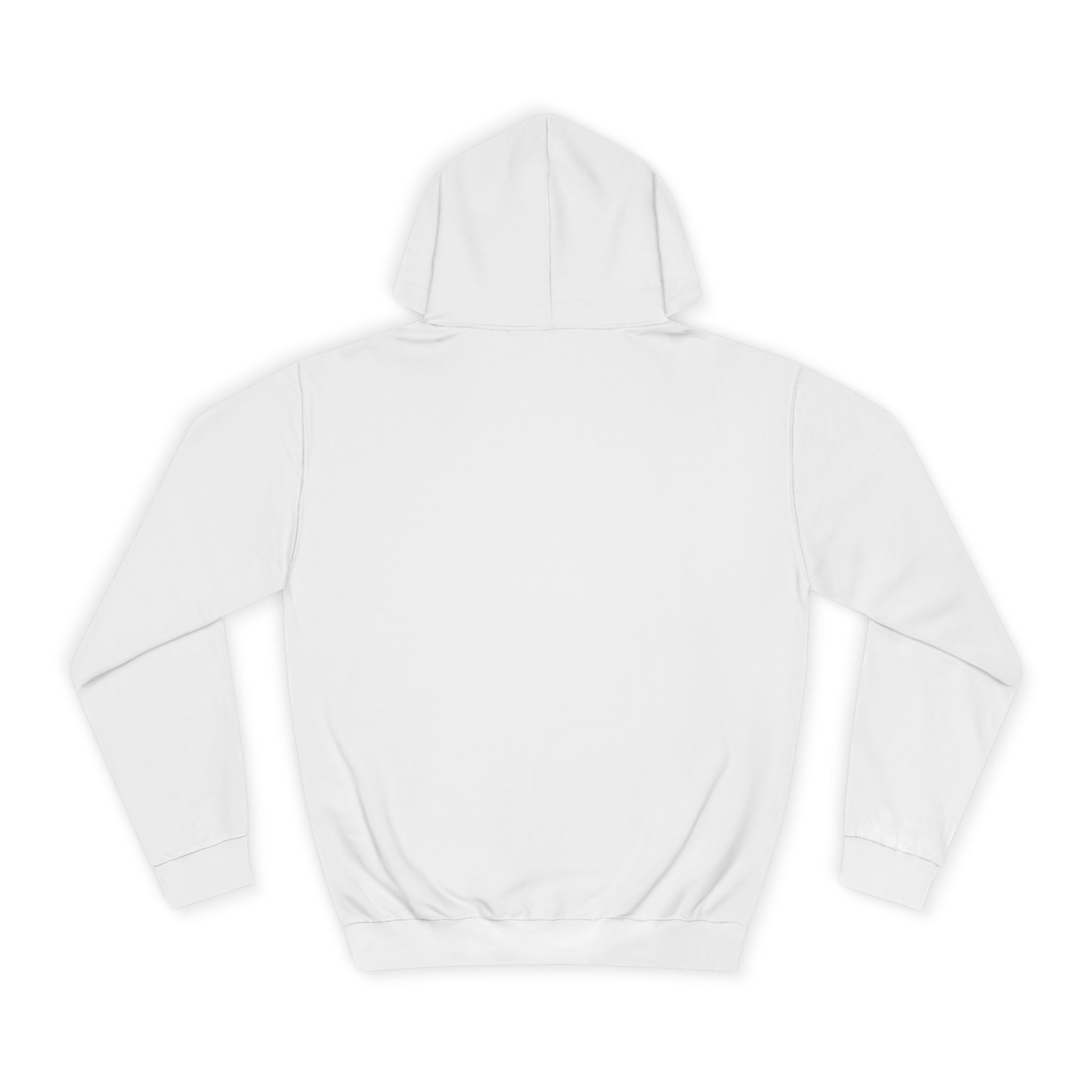 College Hoodie with Minimal Heart & Cloud Illustration — Cute Campus Sweatshirt