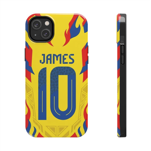 Soccer Phone Case — Yellow James #10 Jersey Design